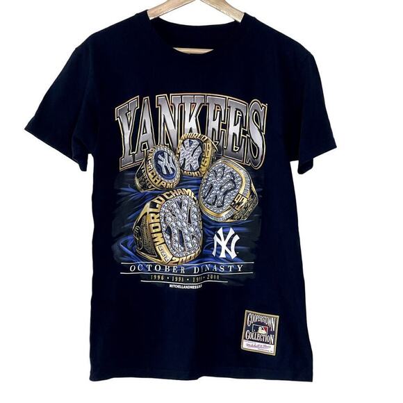 MITCHELL & NESS COOPERSTOWN COLLECTION YANKEES TEE SIZE S‎ - Picture 1 of 6